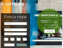 Tablet Screenshot of hotels-g.com